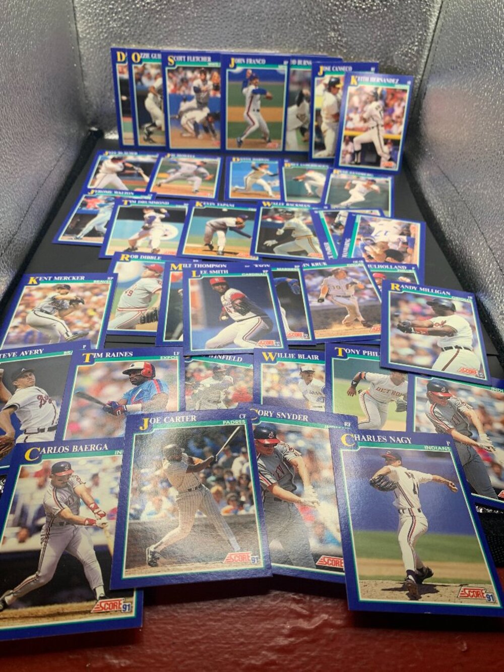 42ct 1991 Score Miscellaneous Baseball Trading Cards Feat: Jose Conseco NRMT